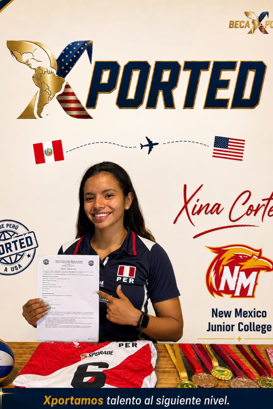 Xina Cortez, New Mexico Junior College